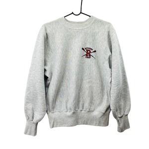 Vintage 90s Rutgers Crew Sweater USA Men’s Size Medium Crewneck Sweatshirt